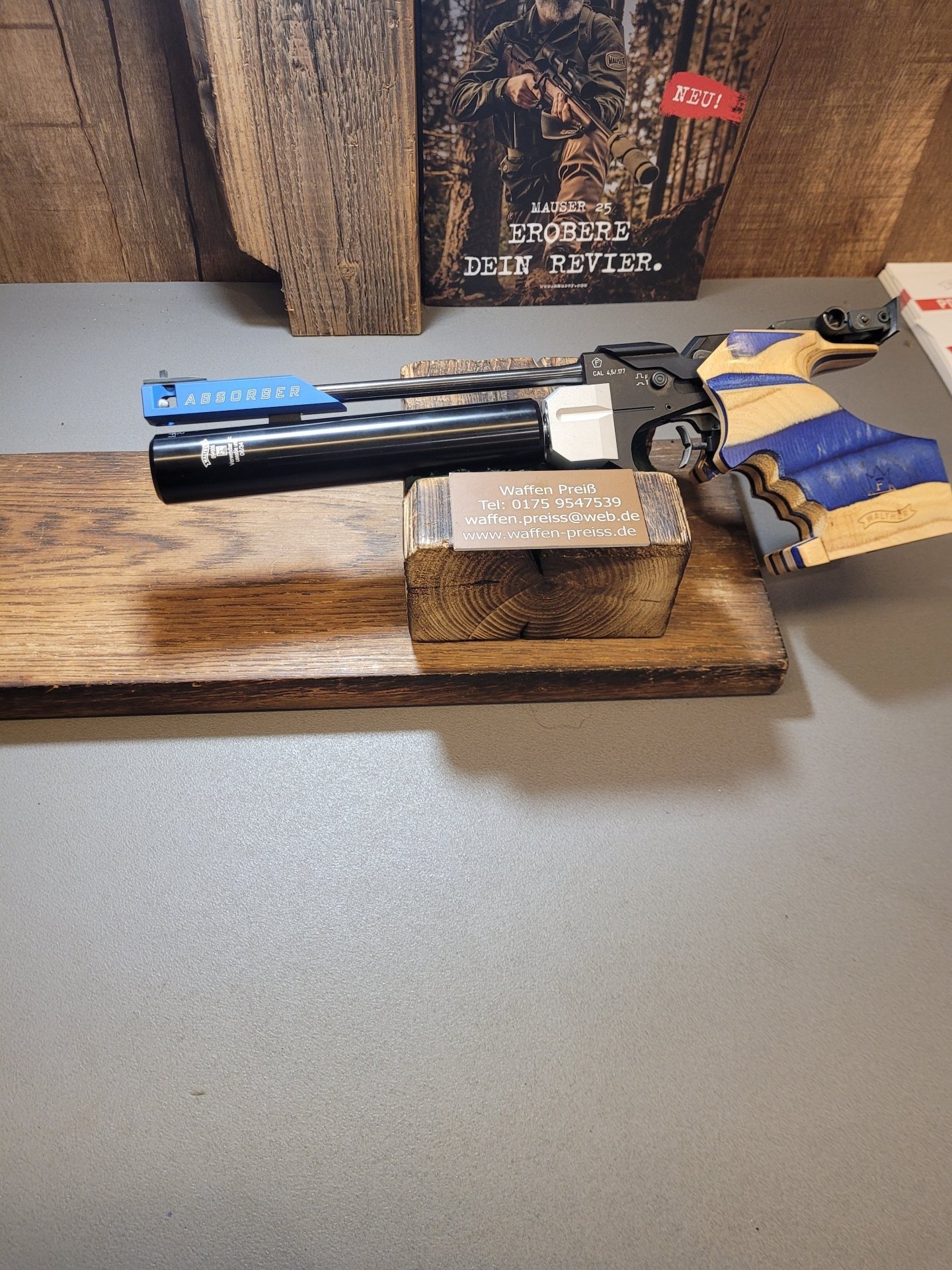 Walther LP300 Match-Luftpistole TÜV-2034 – Bild 1