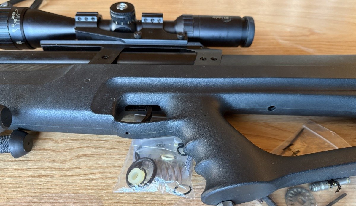 Huben K1 Bullpup 5,5mm Hawke-ZF Zweibein – Bild 8