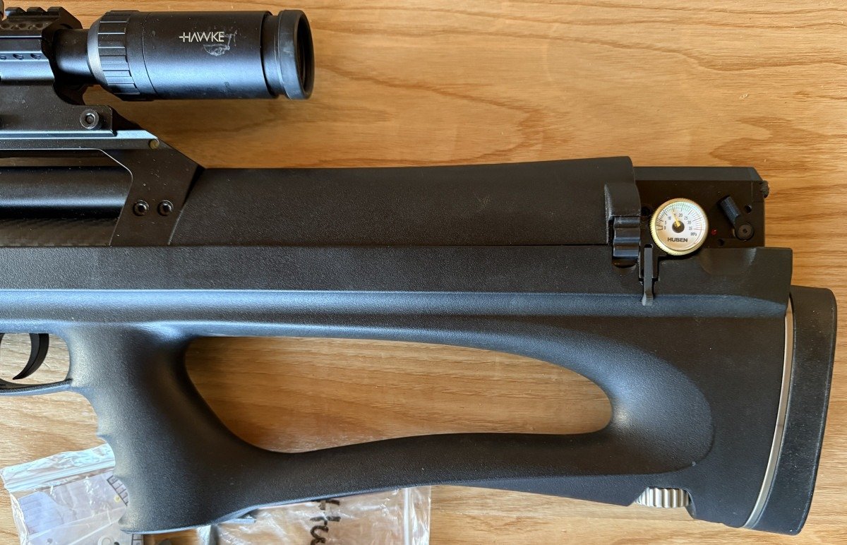 Huben K1 Bullpup 5,5mm Hawke-ZF Zweibein – Bild 6