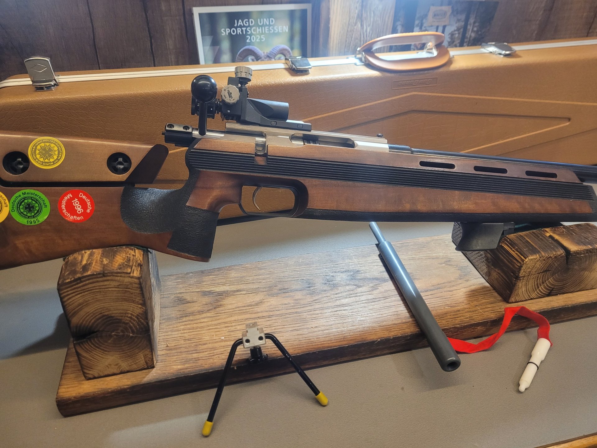 Keppeler Einzellader .308Win. Anschütz Dioter Handstopp Matchlauf Koffer – Bild 5