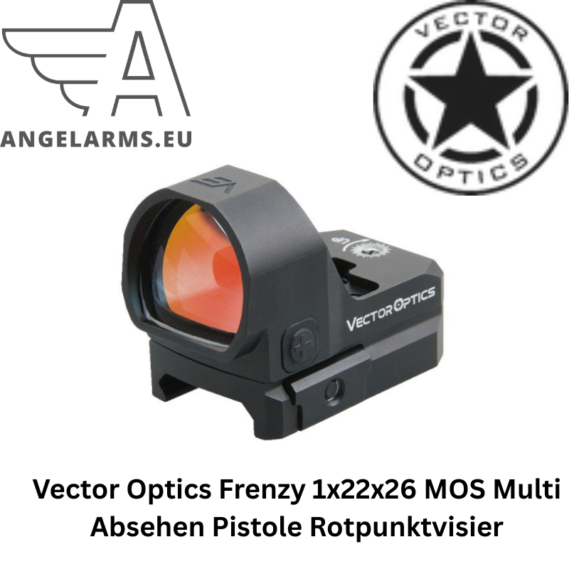 Vector Optics Frenzy 1x22x26 MOS Multi Absehen Pistole Rotpunktvisier www.angelarms.eu – Bild 2