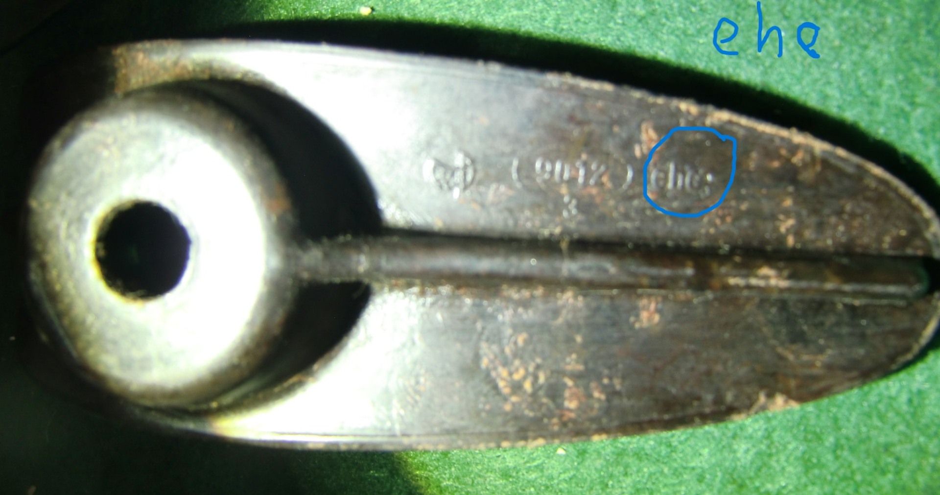 WKII Hinterschaft MG34 Bakelit mit Hersteller ehe H.Römmler AG Spremberg – Bild 5