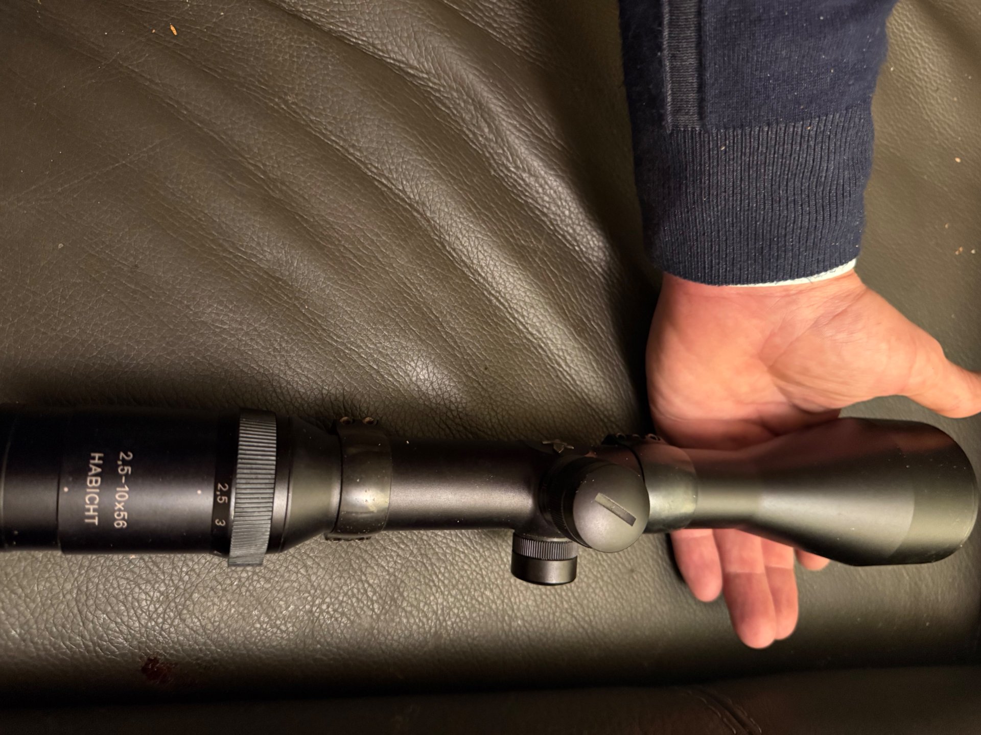 Swarovski Habicht 2,5-10x56 mit Leuchtpunkt (BE4) inkl. EAW / ERA Schwenkmontage - Top-Zustand! – Bild 7