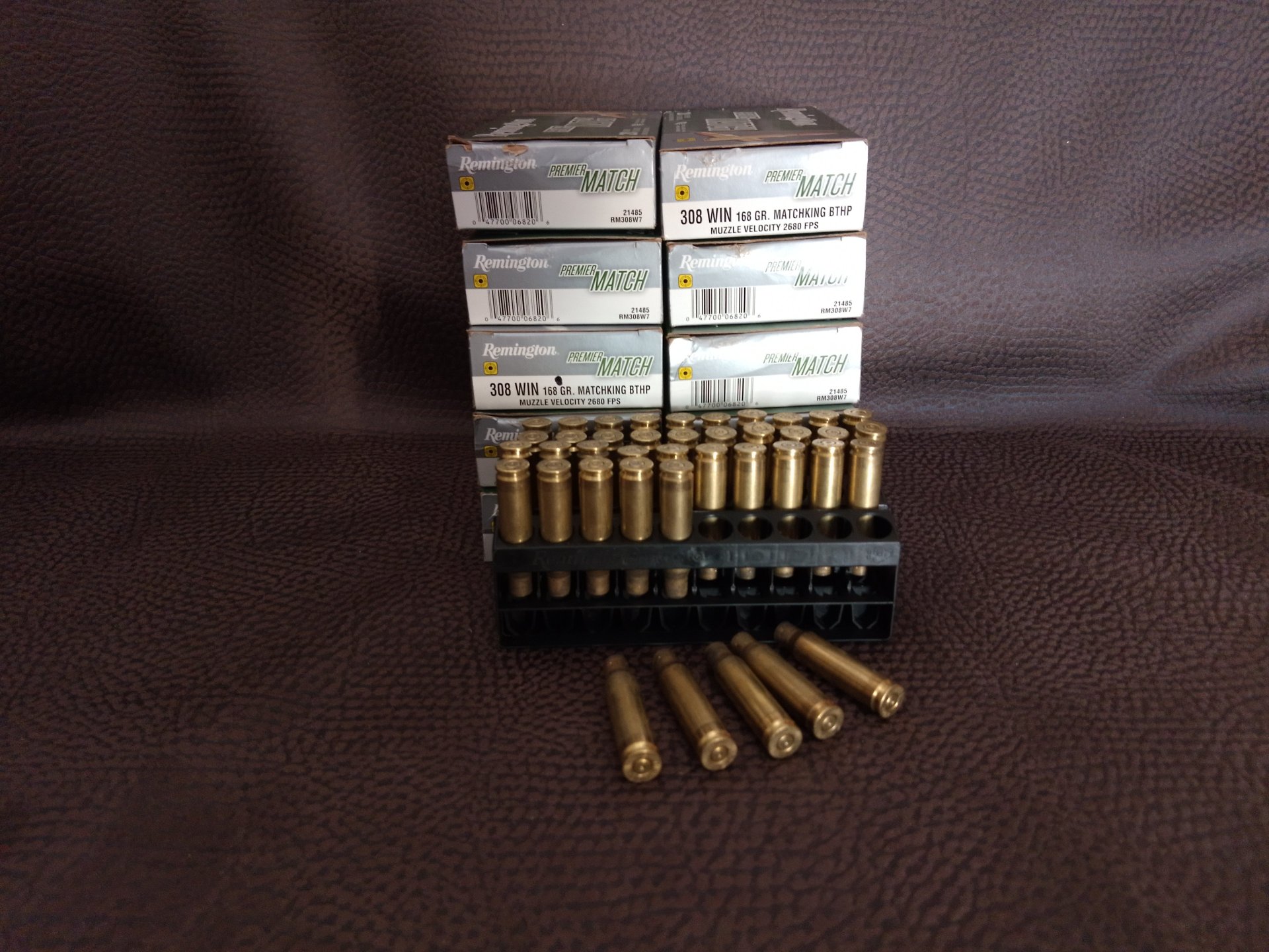 250 St. Remington Match BTHP 168 Gr Hülsen. – Bild 1