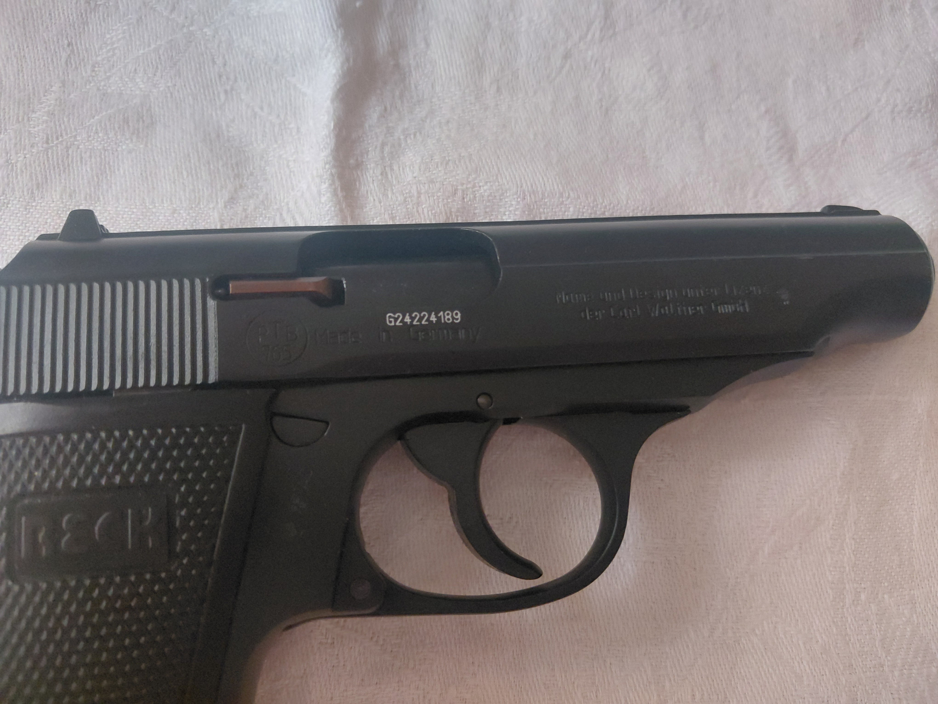 Reck PP 9mm (wie Walther) Pistole – Bild 2