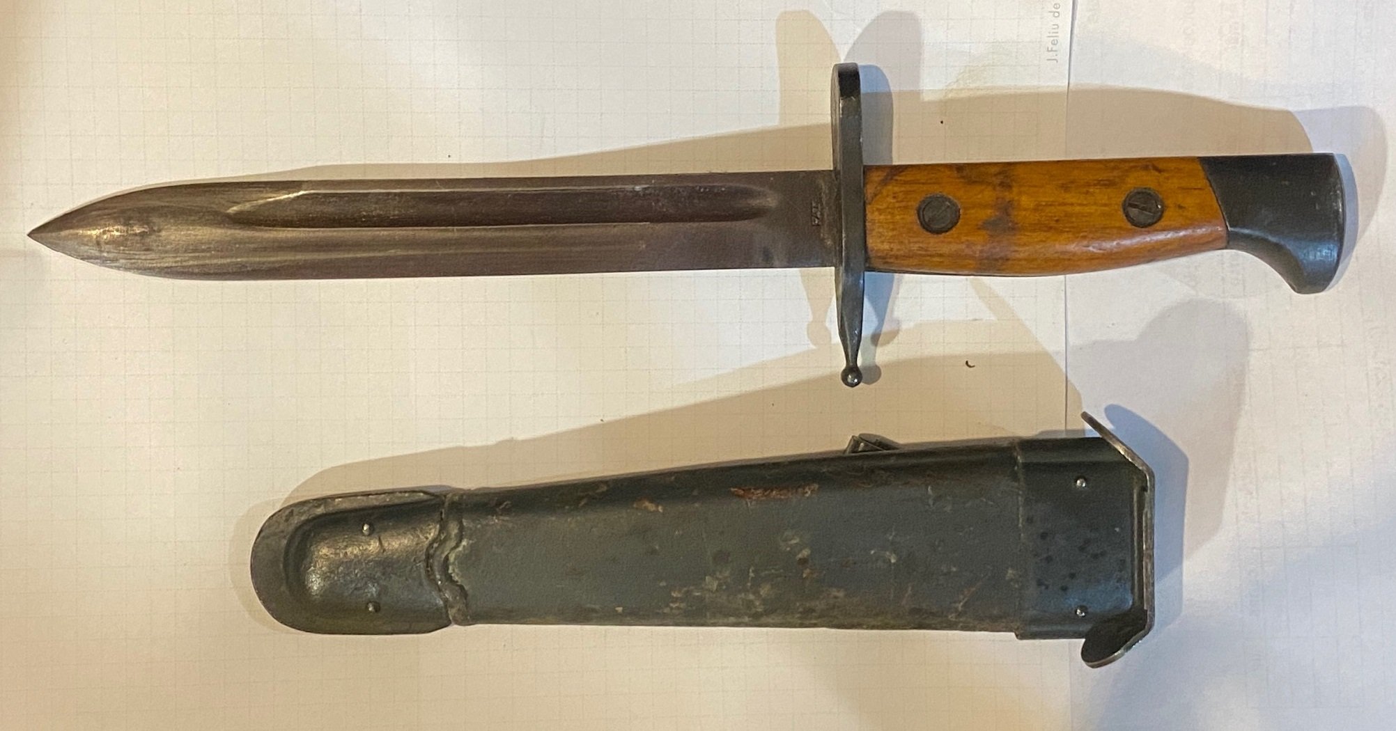 Italienischer Kampfmesser für " SAN MARCO" Sturmtruppen, Modell 66. – Bild 1