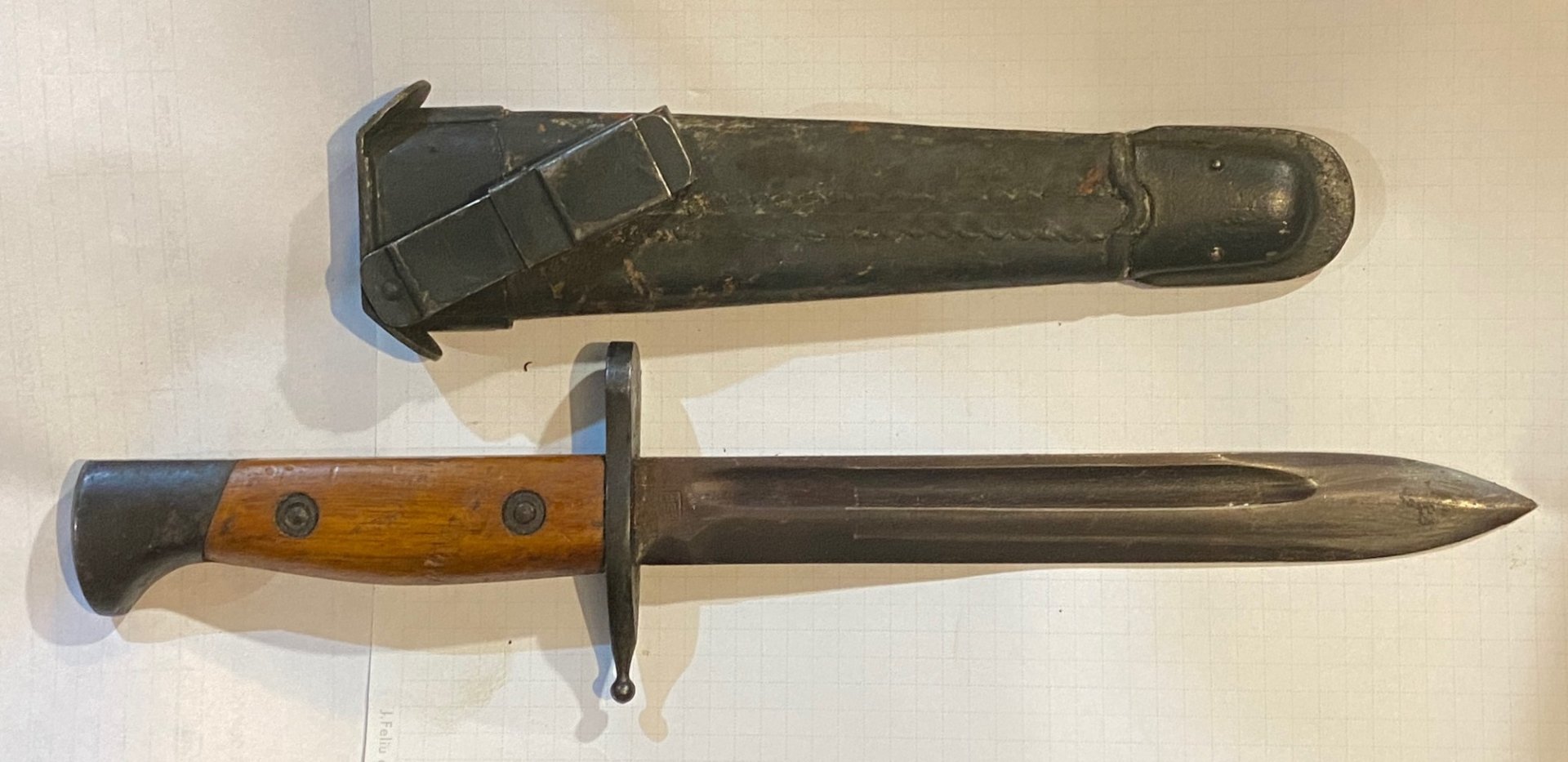 Italienischer Kampfmesser für " SAN MARCO" Sturmtruppen, Modell 66. – Bild 2