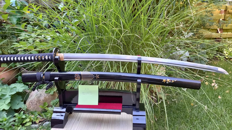 Samurai Schwerter Katana Practical - scharf, echt & handgeschmiedet - Katana Schwert ohne Ständer - – Bild 1
