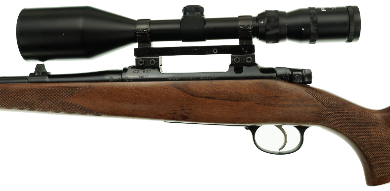 Repetierbüchse Brünner CZ 537 im Kaliber 30-06 mit Zielfernrohr u. Schalldämfergewinde !! – Bild 1