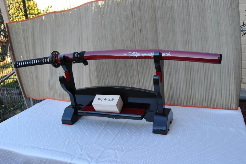 Handgeschmiedete Shiro Katana Schwert – Bild 1