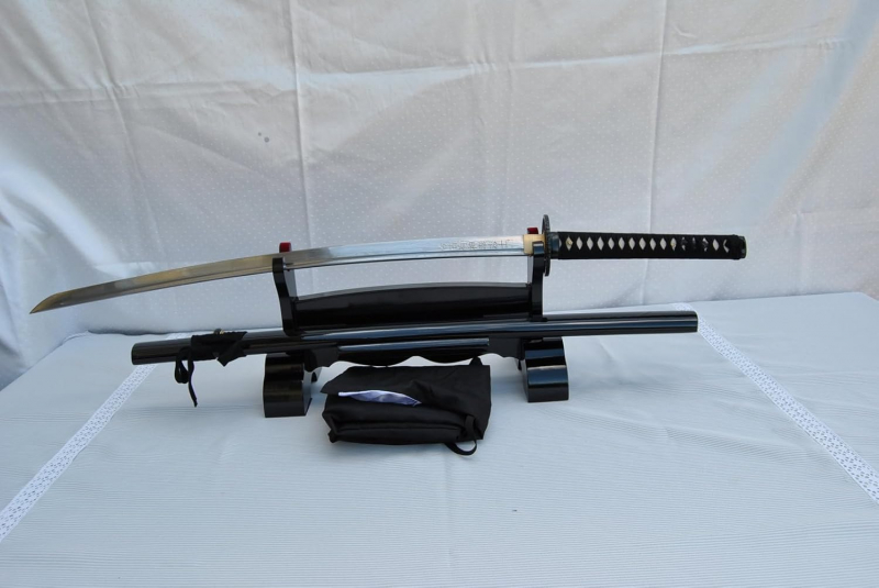 Handgeschmiedetes Gefaltete Last Samurai Katana Schwert BO HI – Bild 1