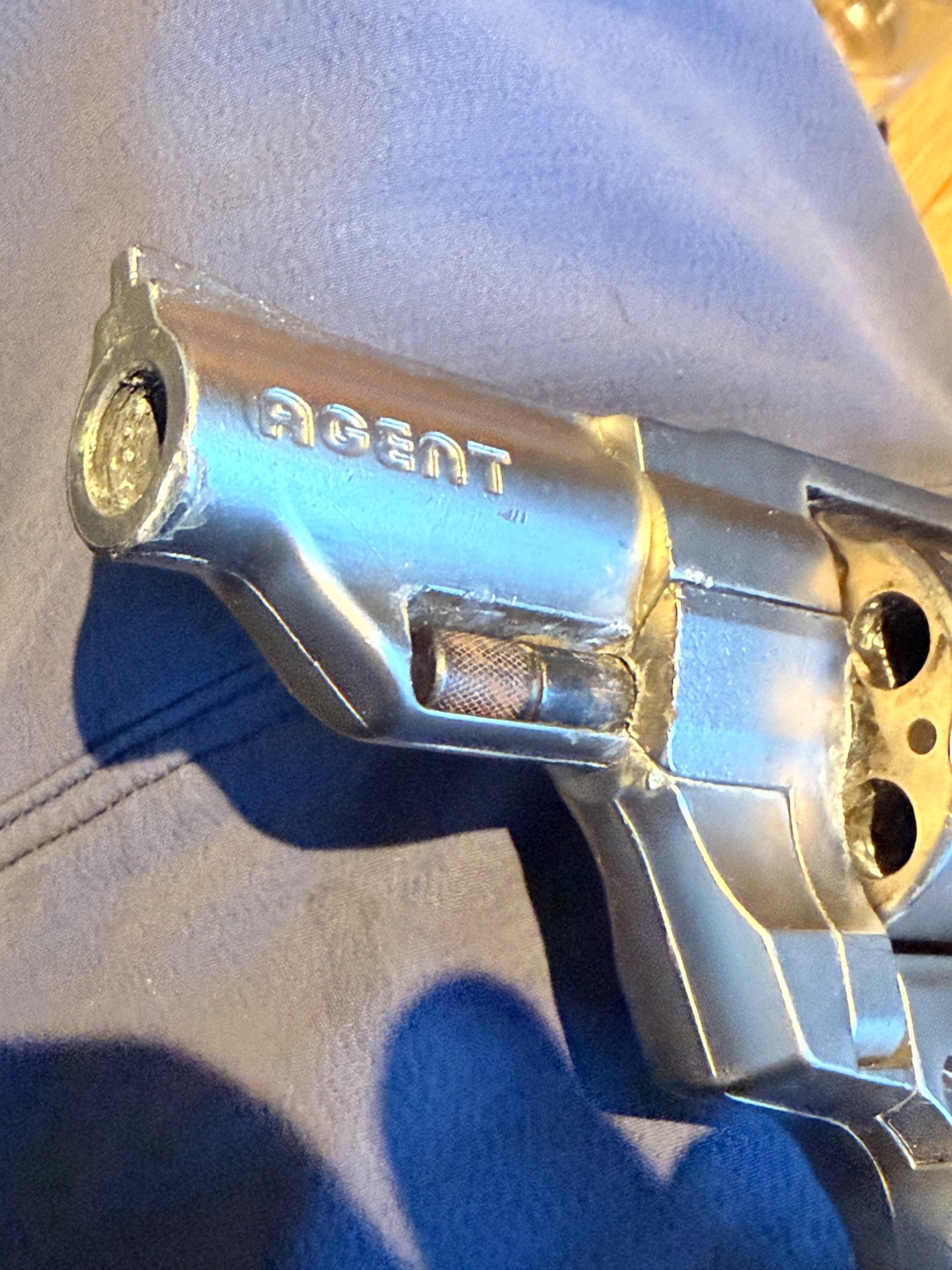 Reck Agent Chrom Kaliber 9 mm R. Knall PTB 607 – Bild 3