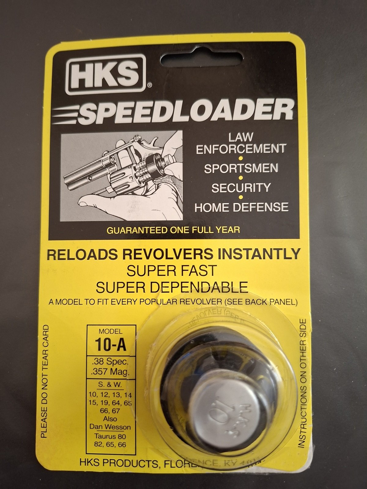 HKS Speedloader 10 A S&W, Weihrauch HW 357 Hunter – Bild 1