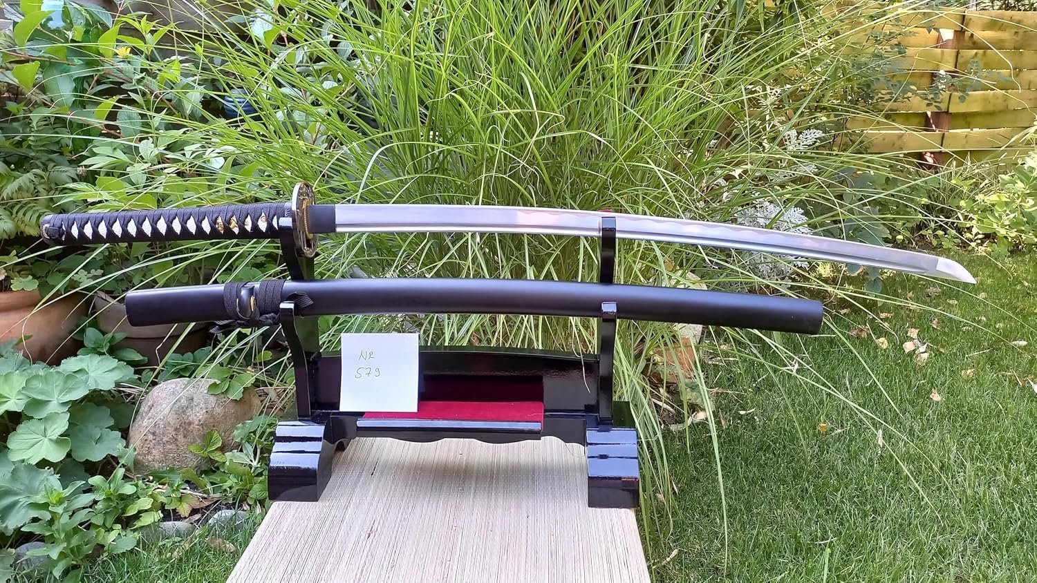 Samurai Katana Schwert - scharf, echt & handgeschmiedet - Katana Schwert ohne Ständer - echtes Japan – Bild 1