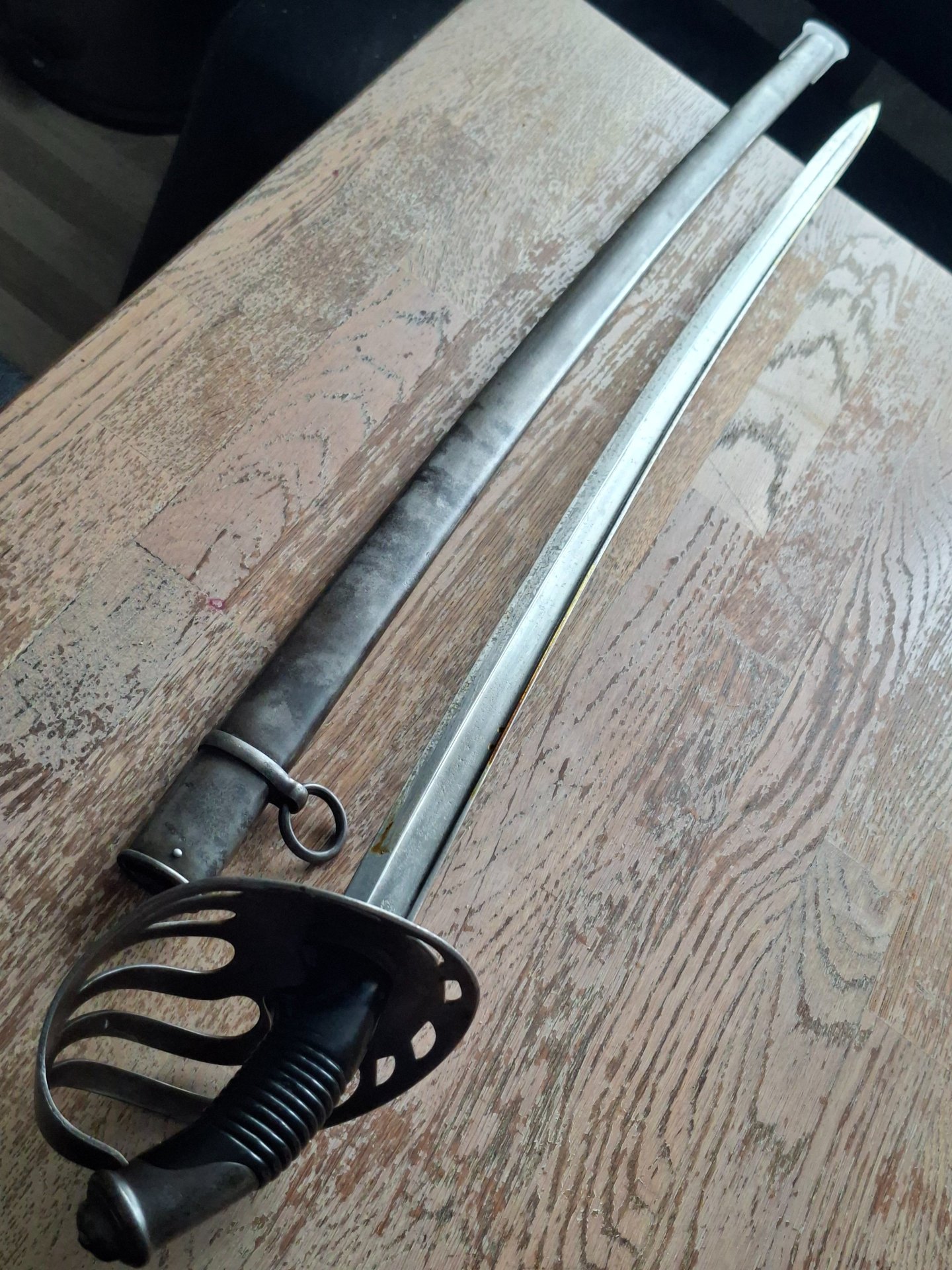 Kavallerie Säbel Frankreich Modell 1890 für Chile – Bild 7