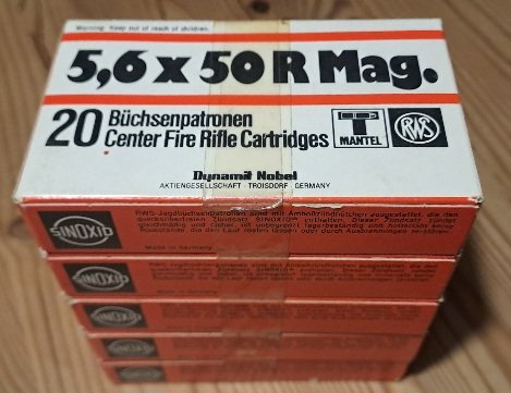 100x 5,6x50R Mag mit 3,24g TM – Bild 1