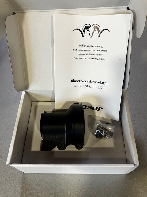Blaser Vorsatzadapter BL52 für Wärmbild-Vorsatzoptiken mit M52x0,75-Gewinde – Bild 1