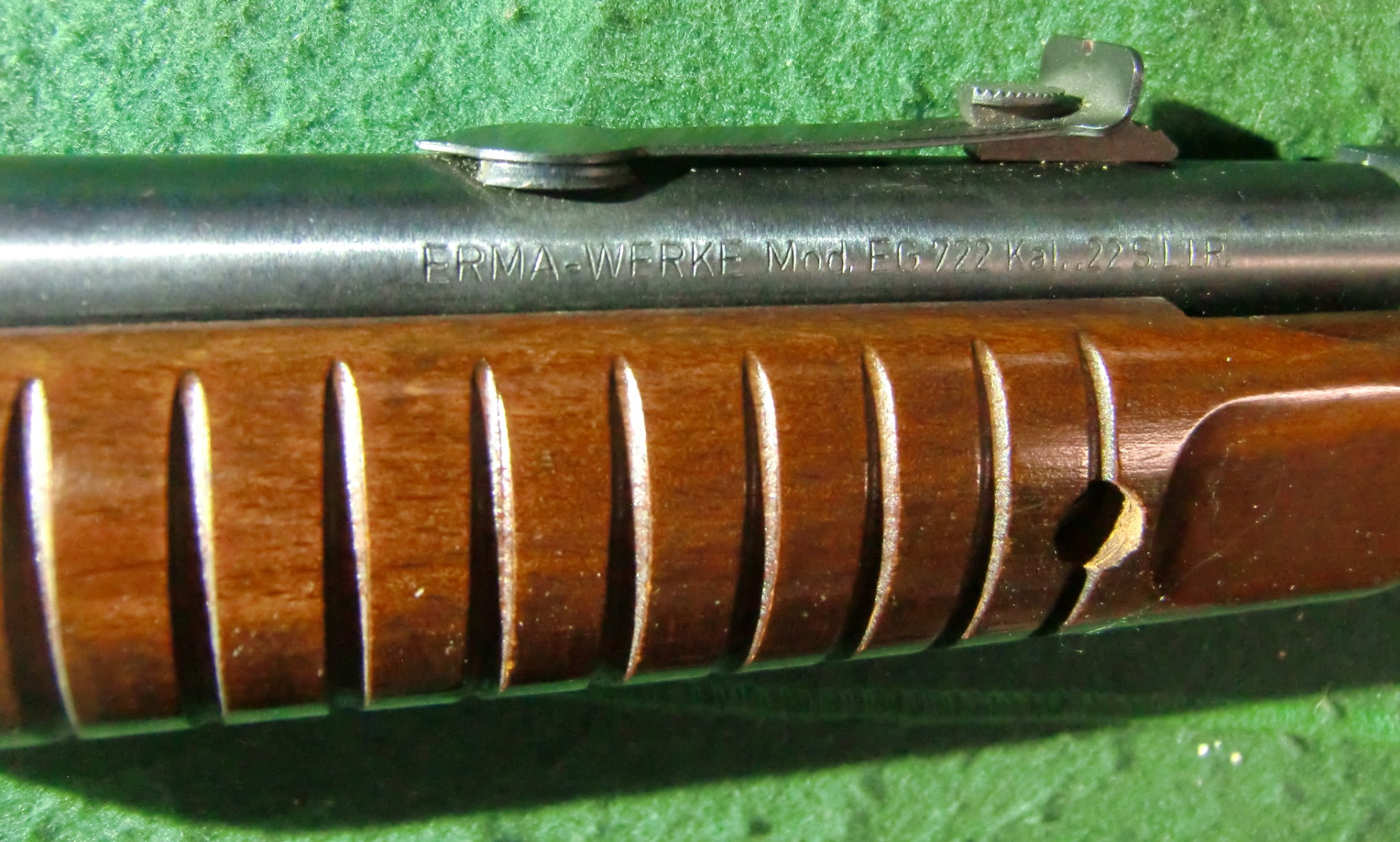 ERMA EG 722 seltener Vorderschaftlrepetierer .22lr und .22short – Bild 5