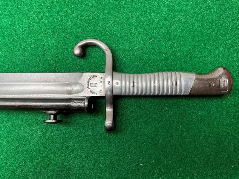 Argentinisches Bajonett 1891 mit Metallgriffschalen – Bild 3