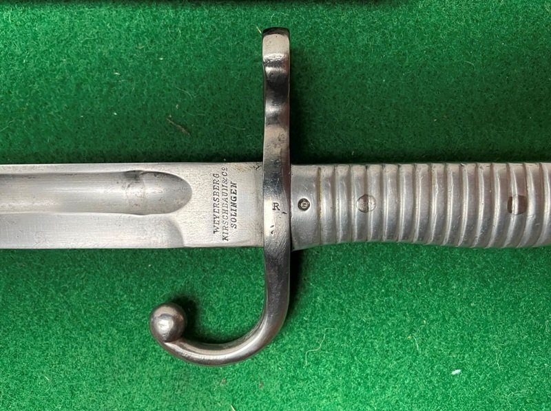 Argentinisches Bajonett 1891 mit Metallgriffschalen – Bild 1