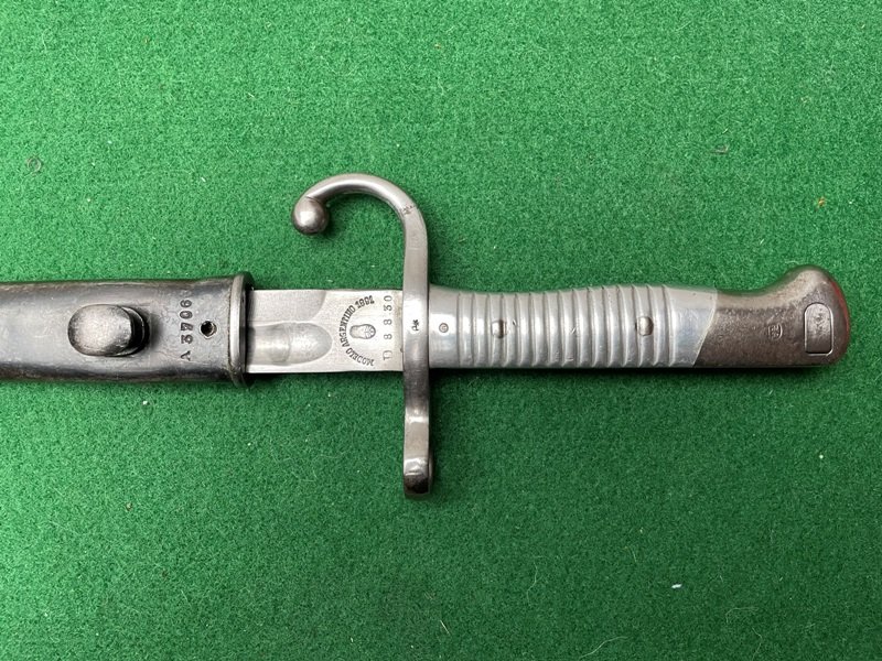 Argentinisches Bajonett 1891 mit Metallgriffschalen – Bild 2