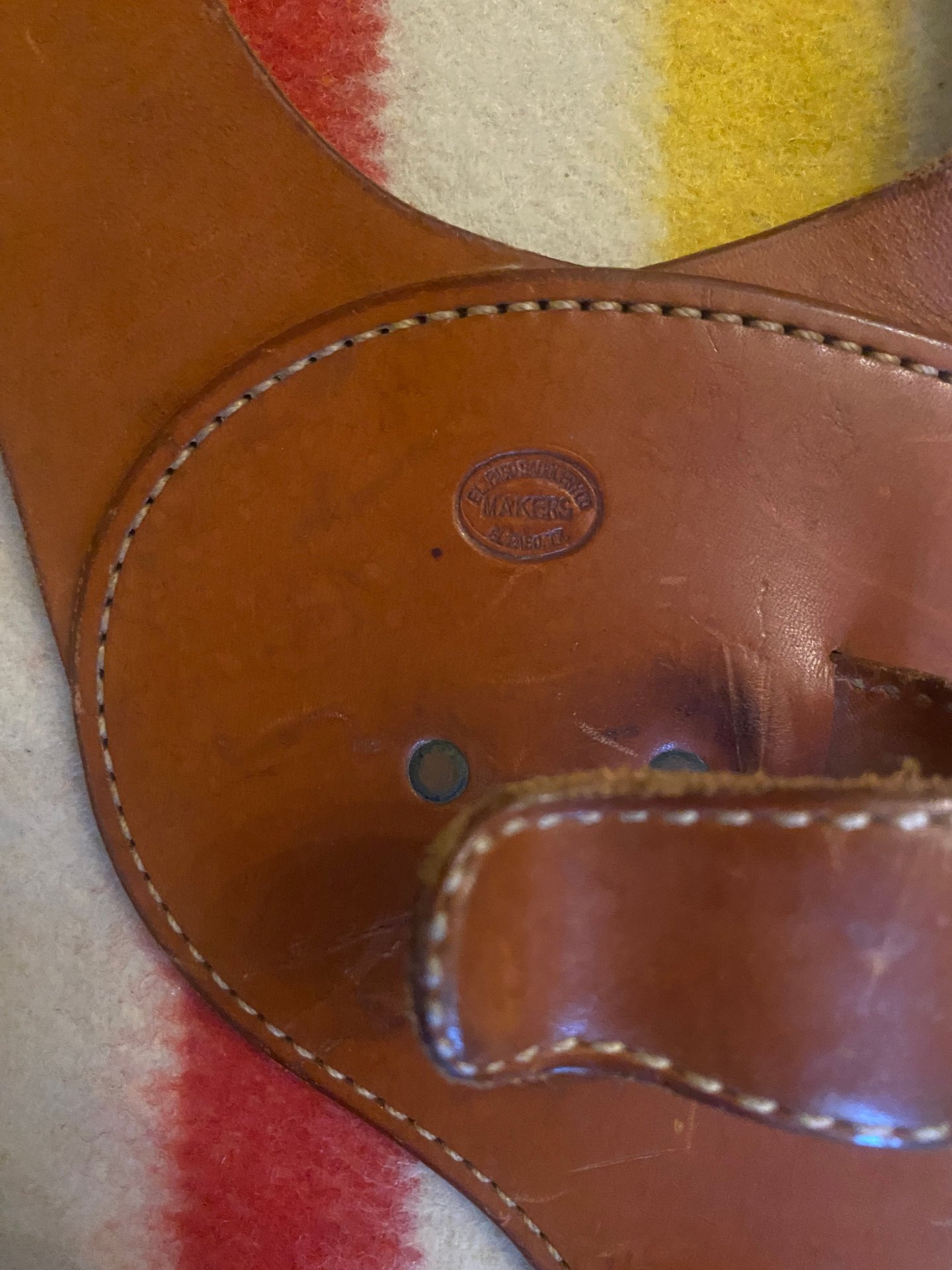 Schulterholster ( Skelett) von der El Paso Saddlery El Paso TX. – Bild 2