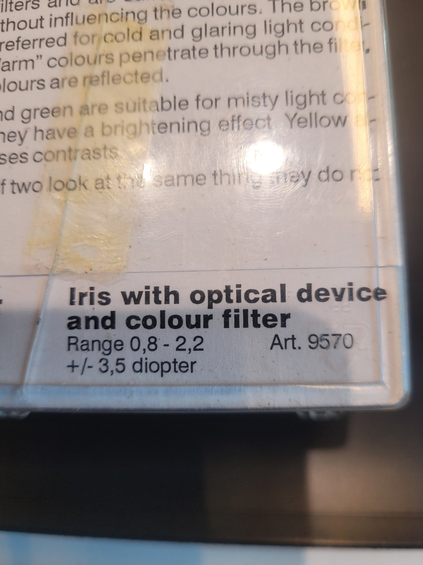 Anschütz Irisblende mit Farbfilter Art. 9570 – Bild 3