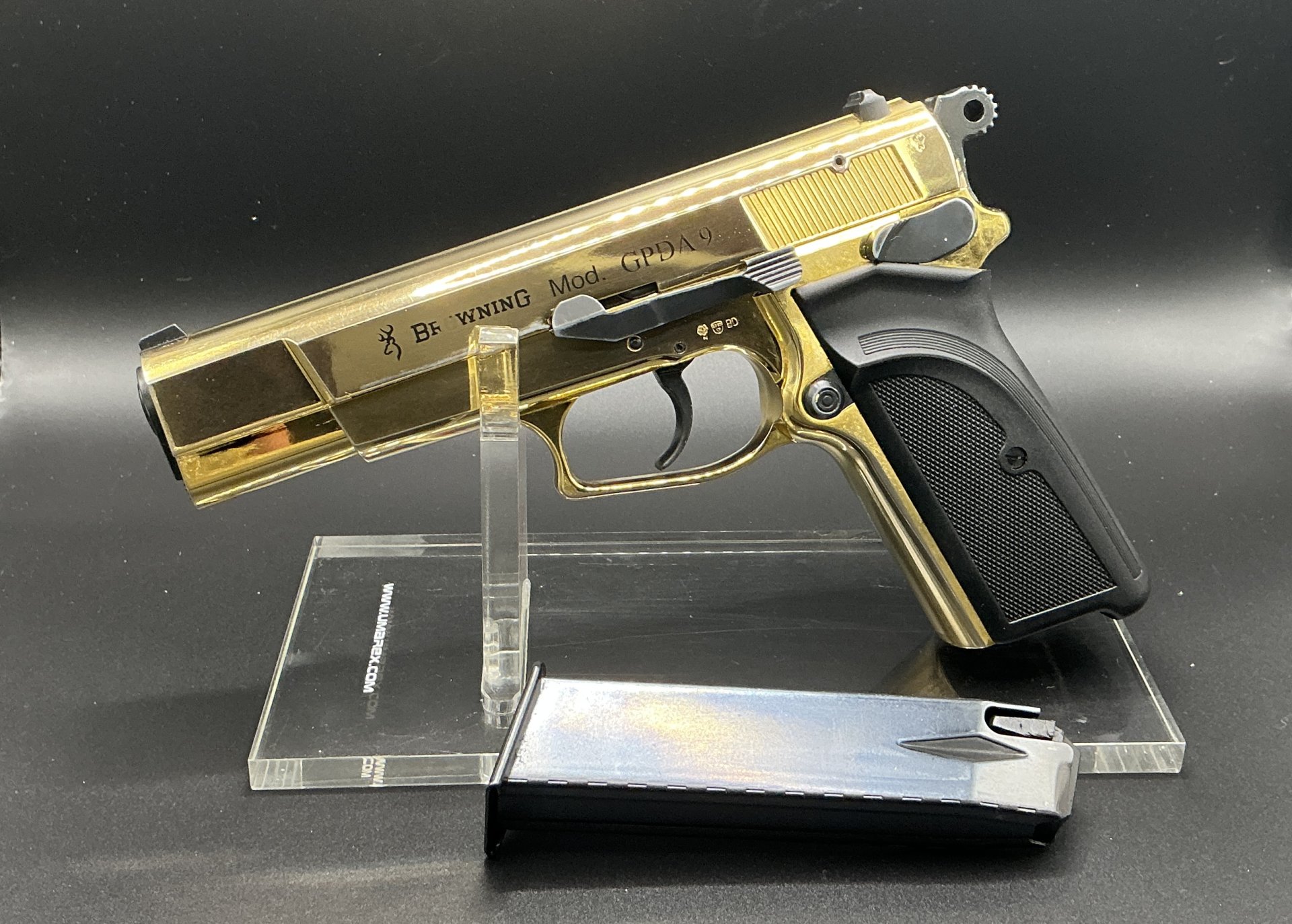 Browning GPDA 9 Gold – 24 Karat Gold Finish – 9 mm P.A.K. – Bild 1