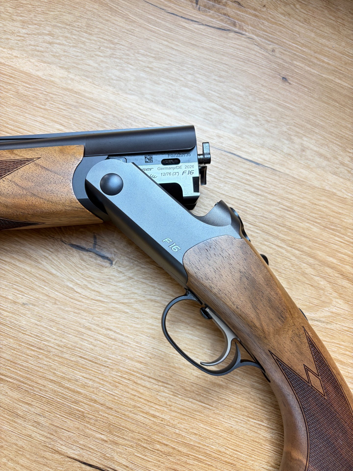Blaser Bockflinte F16 Kal. 12/76 LL71 ++ NEUWARE ++ Waffen Haider ++ UVP: 4597€ – Bild 4