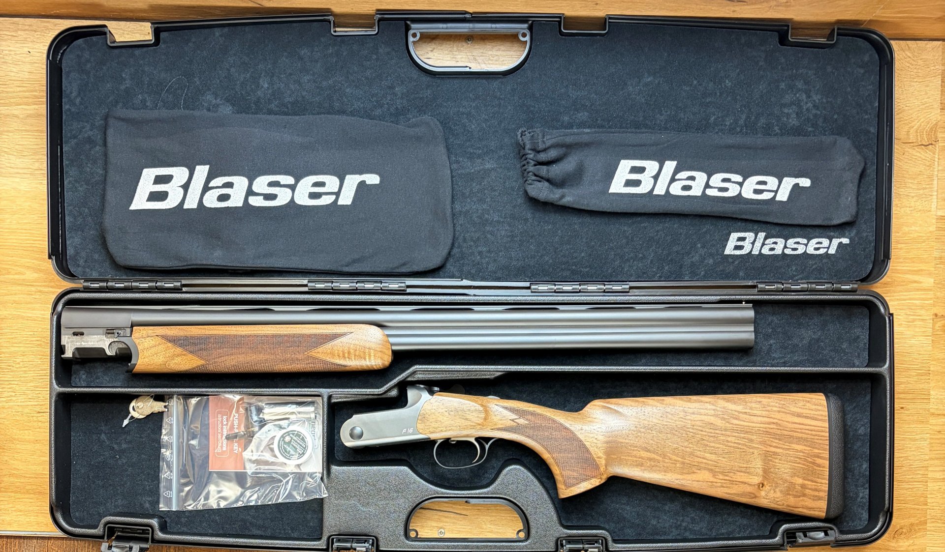 Blaser Bockflinte F16 Kal. 12/76 LL71 ++ NEUWARE ++ Waffen Haider ++ UVP: 4597€ – Bild 7