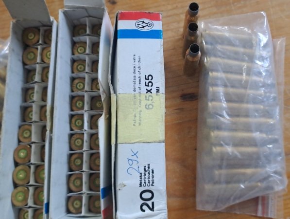 >80x 6,5x55 Hülsen – Bild 1