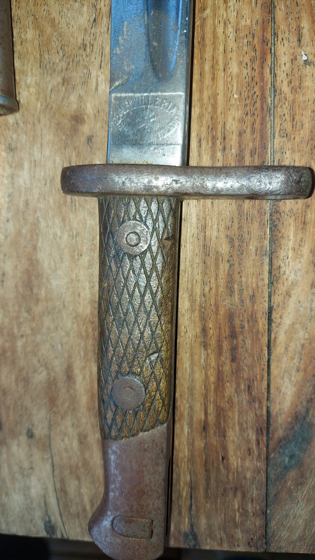 Artillerie Bajonett 1893 1913 Spanien Bürgerkrieg Mauser – Bild 3