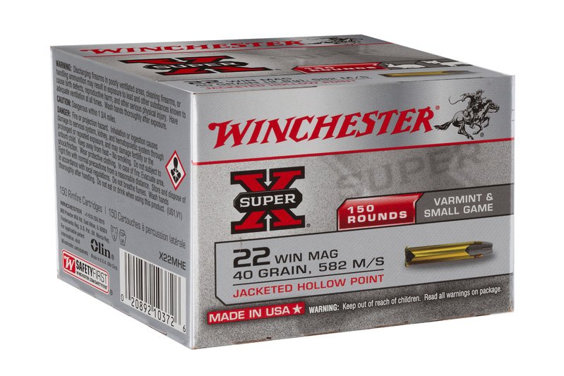 WINCHESTER Cal. 22 WinMag SuperX 40 Grain 582 M/S – Bild 1