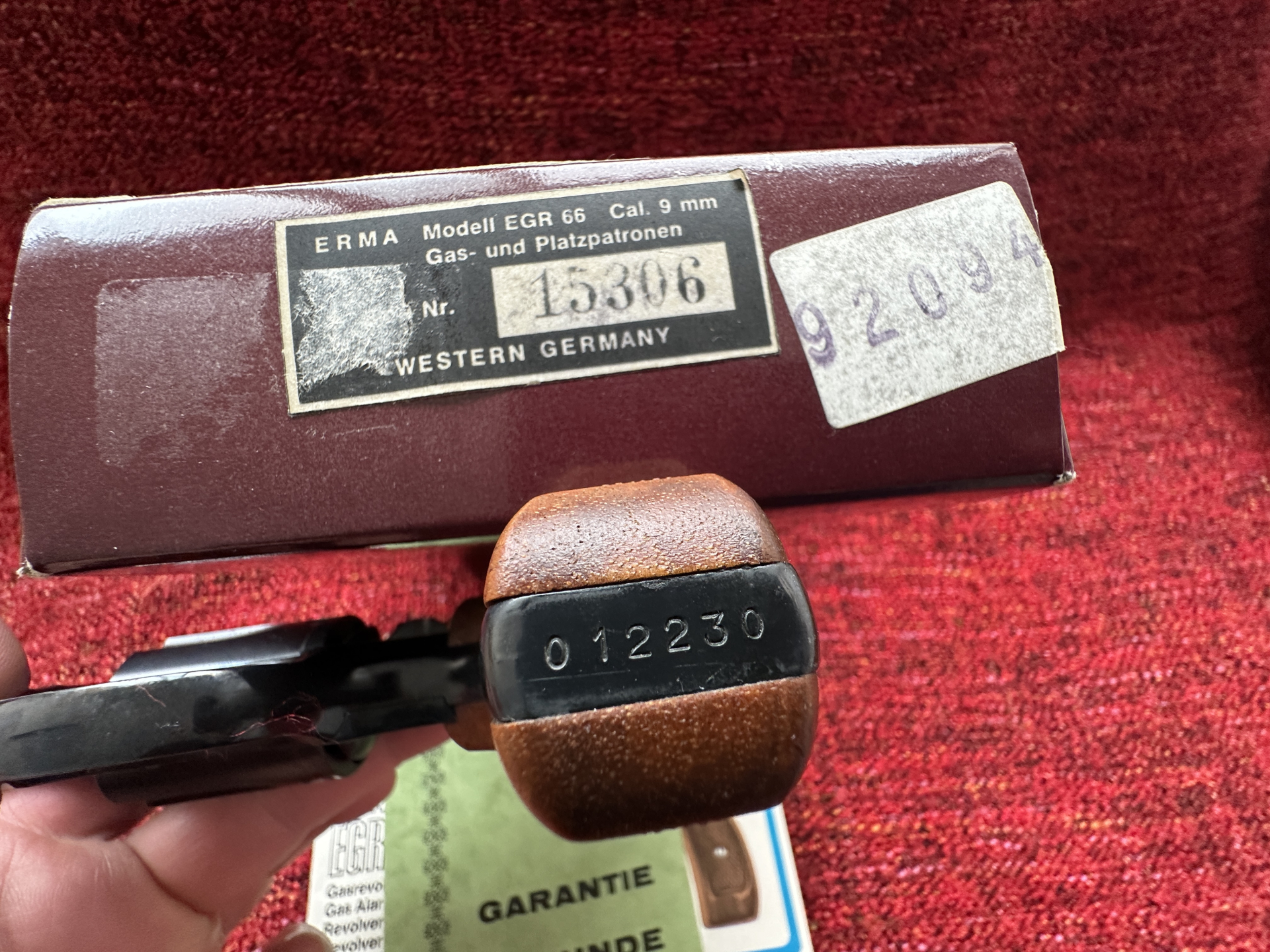 ==>Bester Revolver für Verteidigung ERMA EGR66-9mm viel Stahl minimal verbaut wie damals erlaubt !!! – Bild 4