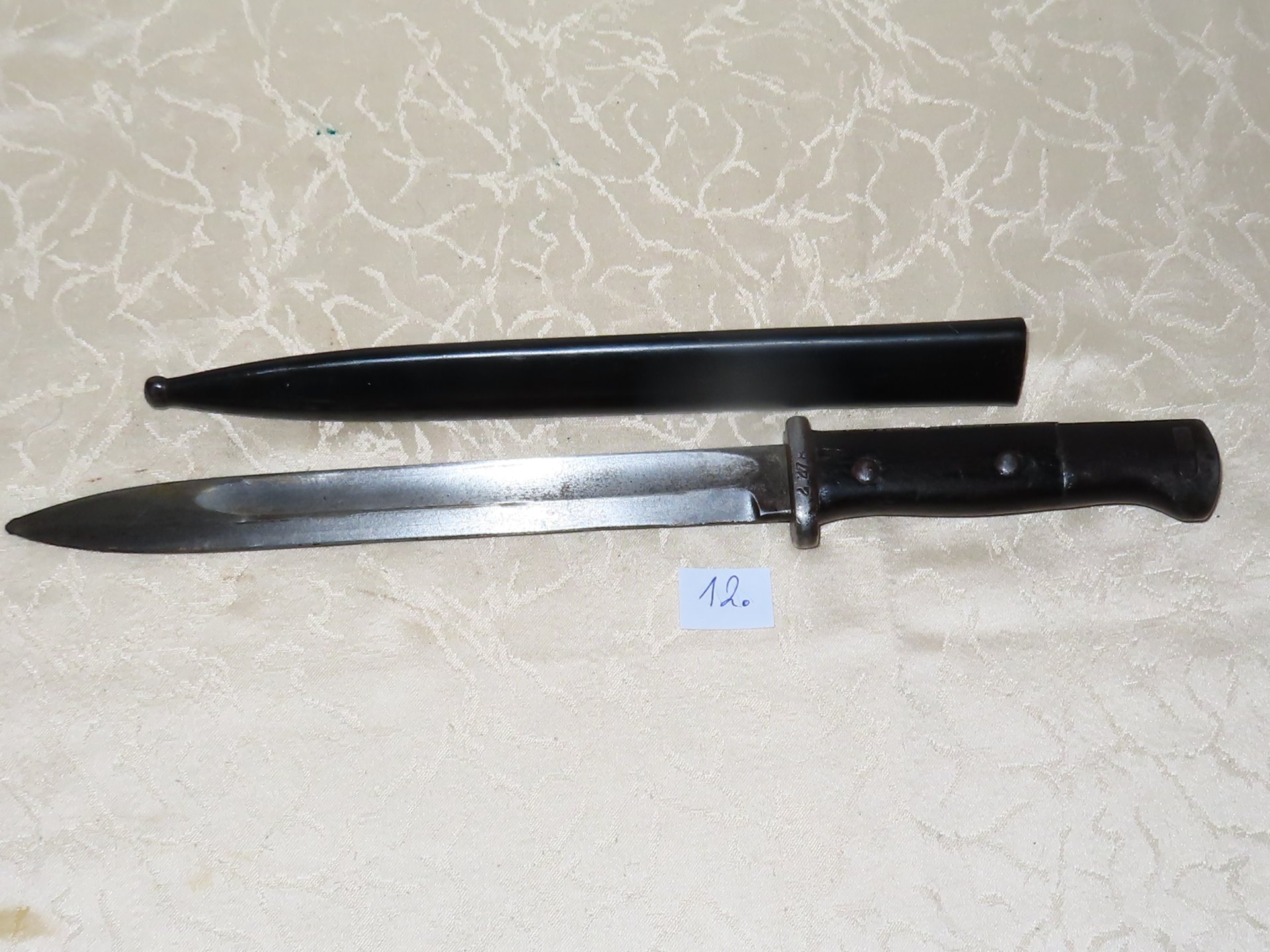 Bajonett Seitengewehr 84/98 Böntgen & Sabin Solingen , N12 – Bild 4