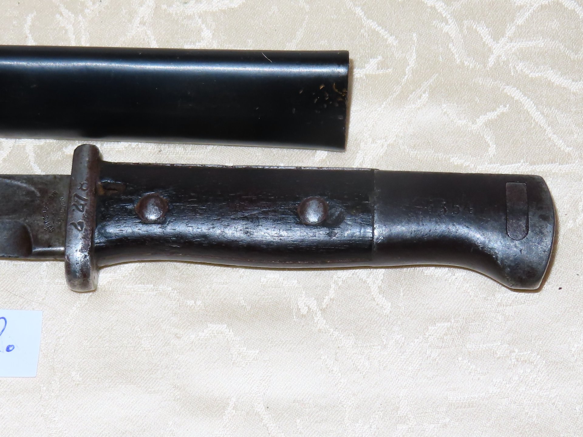 Bajonett Seitengewehr 84/98 Böntgen & Sabin Solingen , N12 – Bild 6