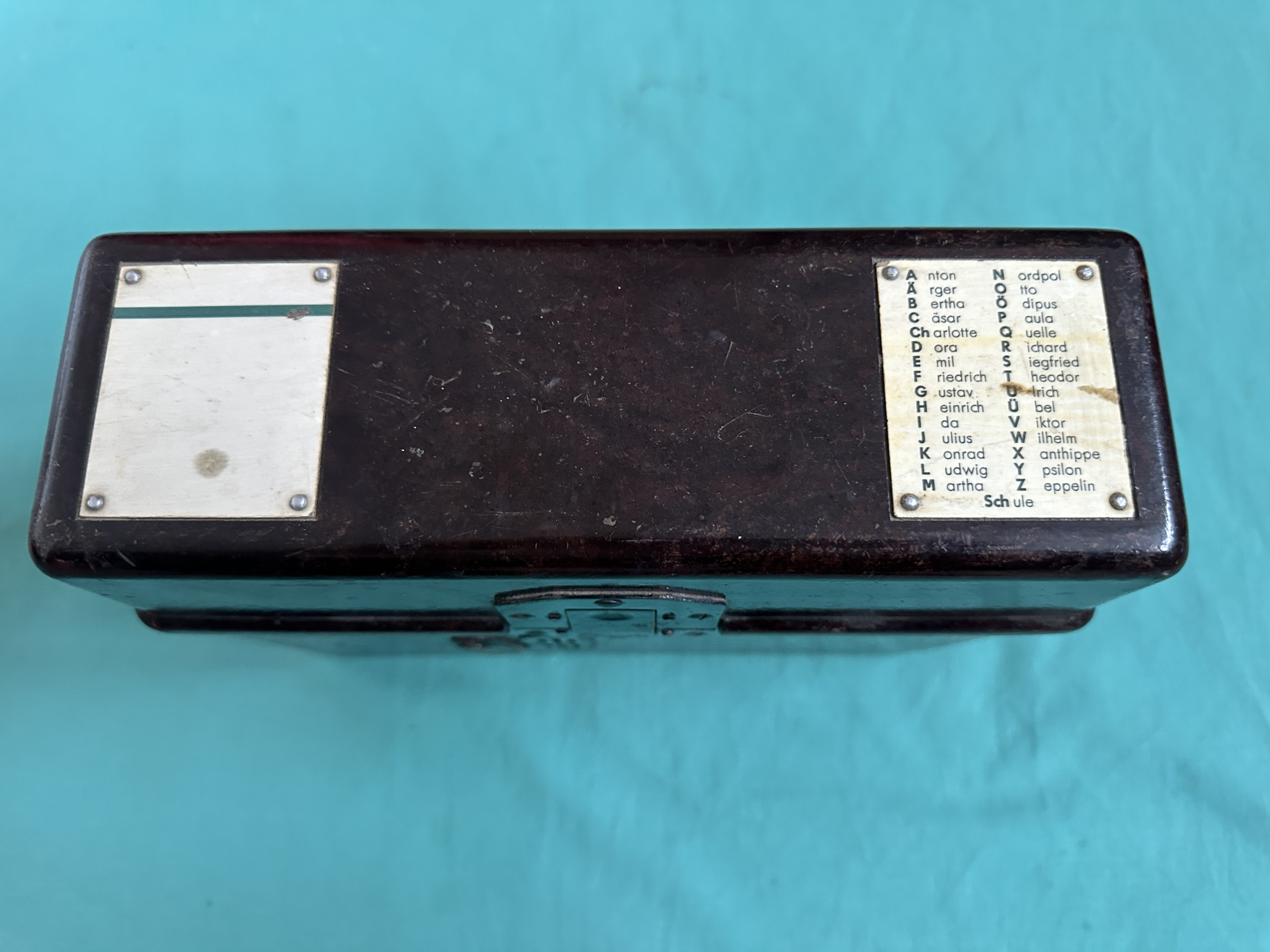 ==> Original 2.Weltkrieg -Wehrmacht Feldtelefon sehr gut erhalten aus Sammlung-Selten so Bakelit!1A – Bild 3