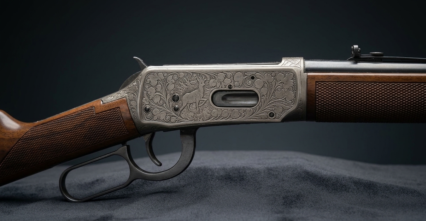 Schaft einer Winchester 94 Sonderedition (Bicentennial) – Bild 2