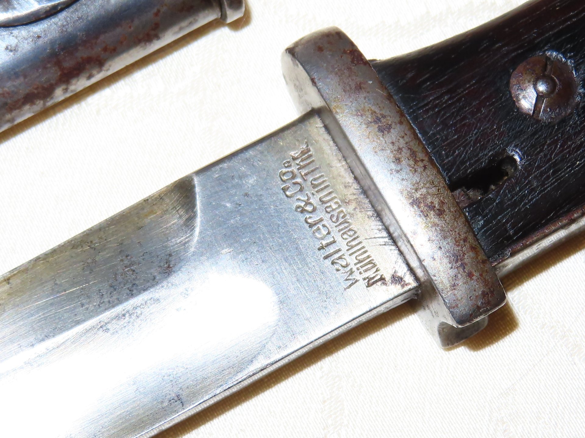 Bajonett Seitengewehr 84/98 Walter & Co Mülhausen in Th, N13 – Bild 6