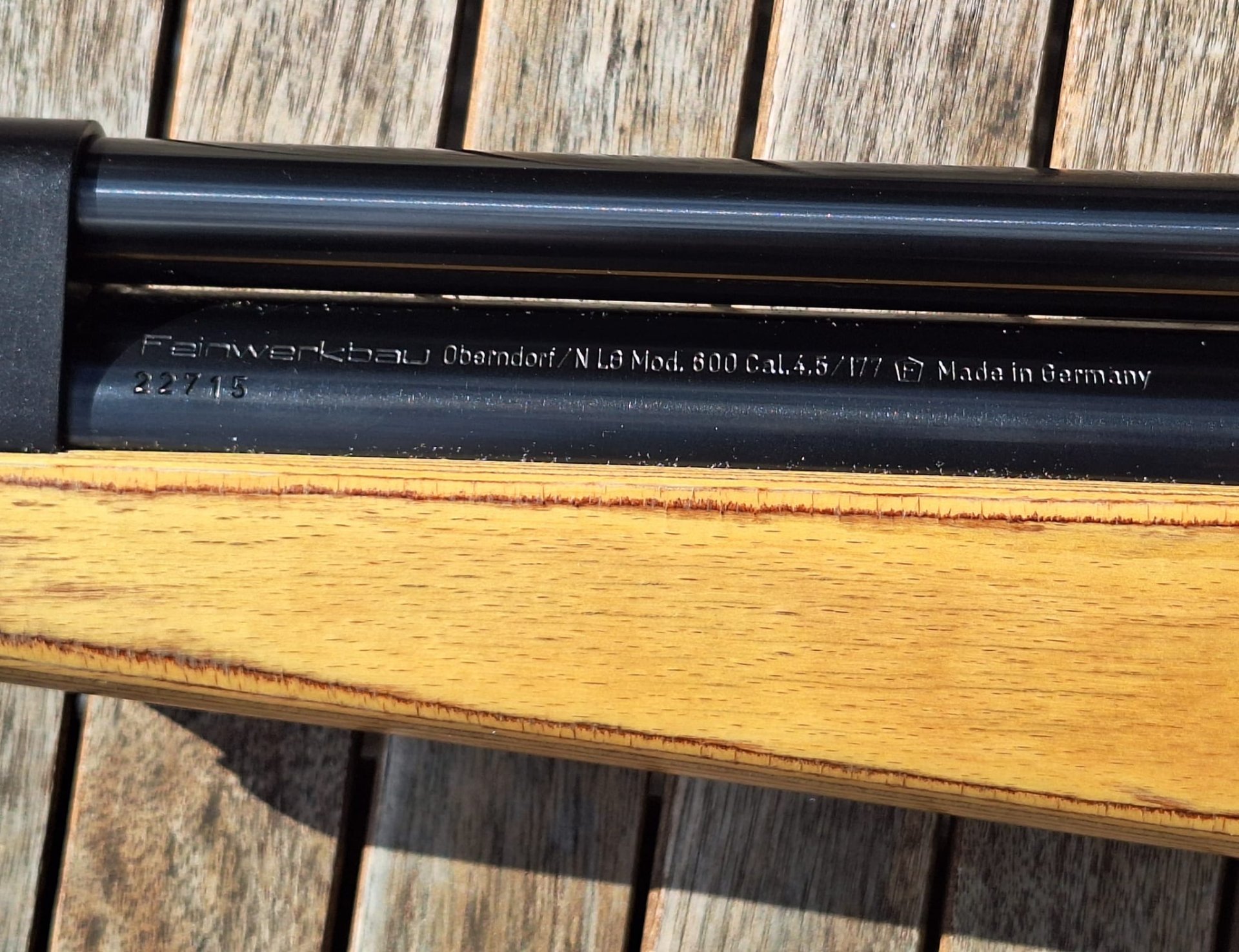 Feinwerkbau Druckluft Matchgewehr Mod.600 – Bild 5