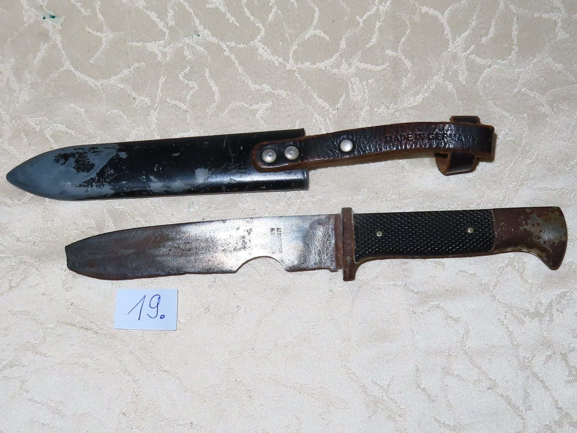 Fahrtenmesser Jugend Hersteller Konejung AG Solingen N19 – Bild 4