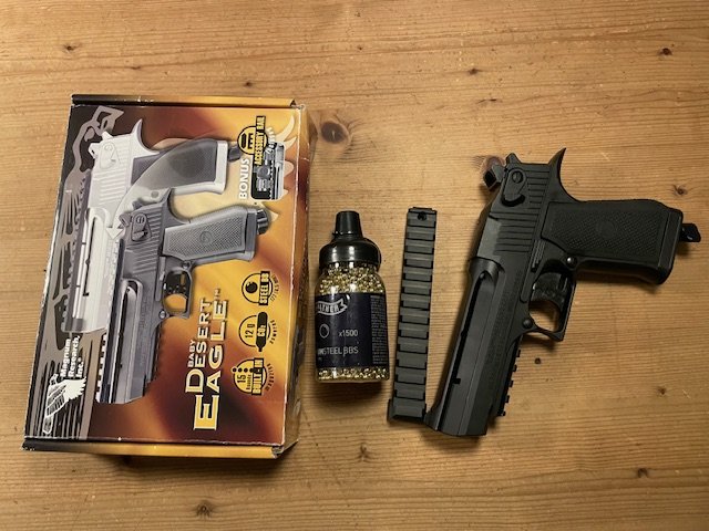 Baby Desert Eagle CO² 4,5mm BBs – Bild 1