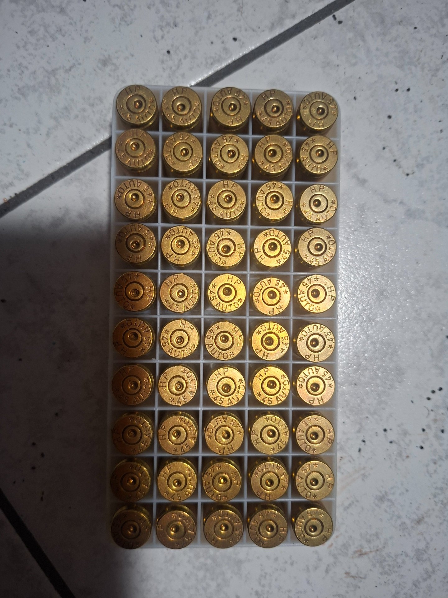 867 .45 ACP Hirtenberger Hülsen – Bild 2