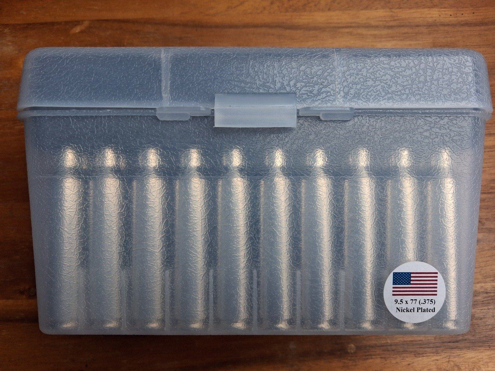 50 Hülsen 375 CheyTac Peterson Nickel Plated neu unbenutzt OVP – Bild 1