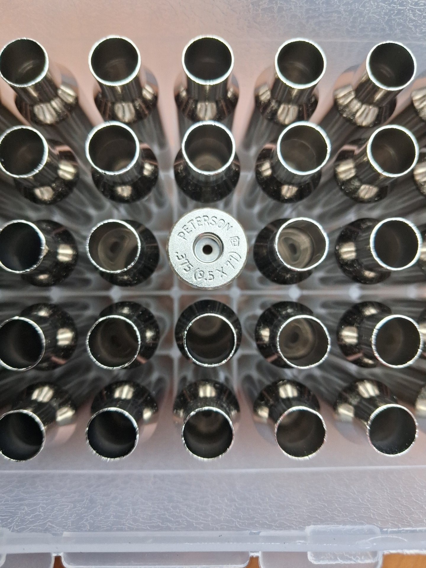 50 Hülsen 375 CheyTac Peterson Nickel Plated neu unbenutzt OVP – Bild 4