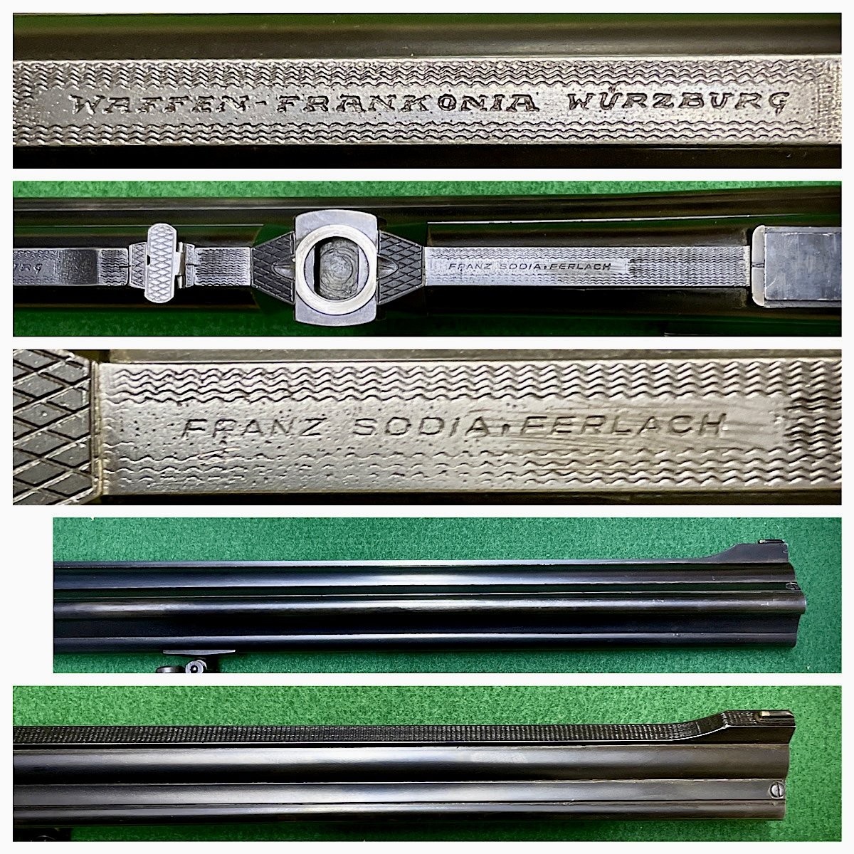 Bockdrilling Franz Sodia Ferlach 7x65R/.22Hornet/ 16/70 mit Swarovski Z6i 1,7-10x42 LD-I – Bild 8