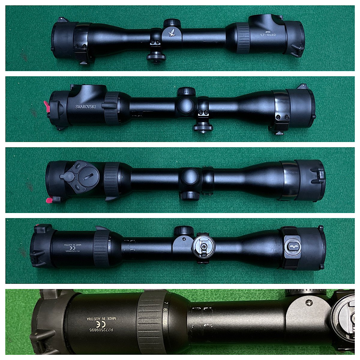 Bockdrilling Franz Sodia Ferlach 7x65R/.22Hornet/ 16/70 mit Swarovski Z6i 1,7-10x42 LD-I – Bild 7