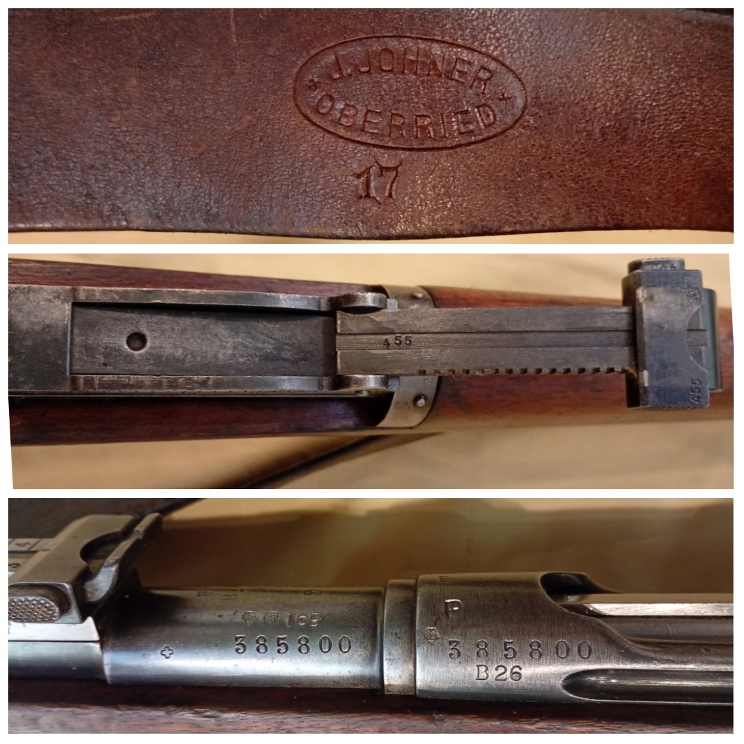 Waffenfabrik Bern Gewehr 1911 Schweiz 7,5x55 Repetierbüchse Schmitt Rubin – Bild 3