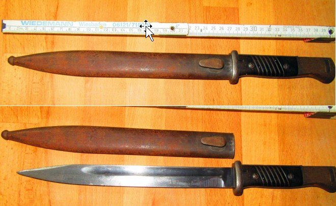 Kellerfund Bajonett 98k – Bild 1