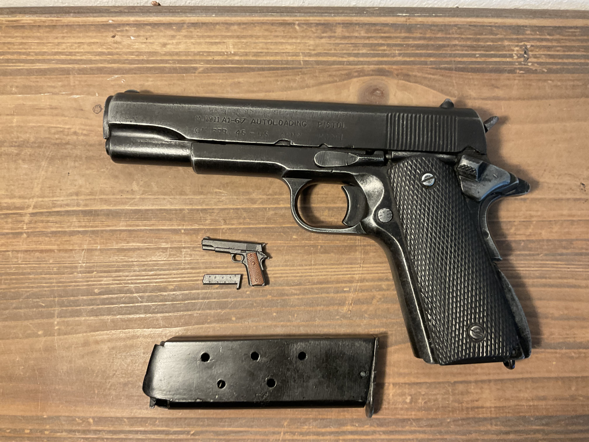 Government 1911 US , Modellwaffe , Fire Cap , MGM – Bild 2